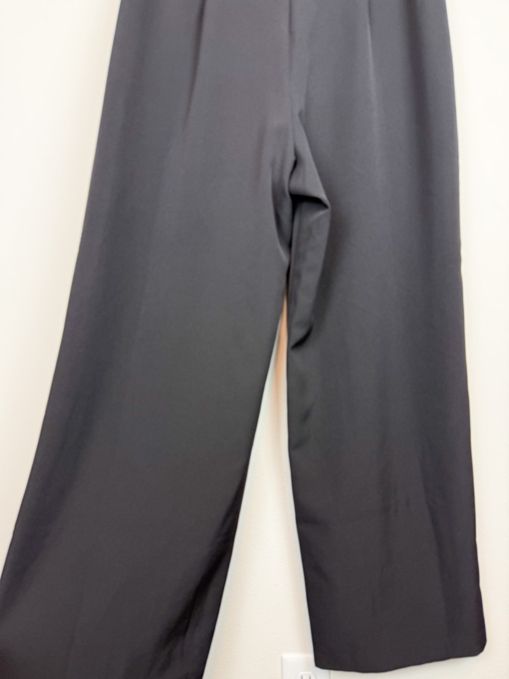 White House Black Market Floral Wide Leg Strapless Jumpsuit‎ Draped Size 14 - Picture 7 of 9